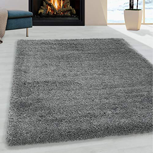 Ayyildiz Teppich FLUFFY802503500LIGHTGREY Teppiche, 80 x 250