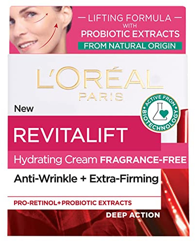 L'Oréal Revitalift Hydrating Cream - Fragrance Free (luce dannosa doosje)