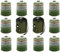DNA Leisure 12x NGT Gas Canister 450g of Butane/Propane with 2x Neoprane Gas Cover