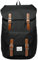 VASCHY Backpack Mens, 26.L Large Capacity School Rucksack for Womens Unisex Vintage 15.6inch Laptop Backpack Water Resistant Casual College School Bag for Work Travel University Sports(Black)
