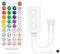 BTF-LIGHTING SK6812RGBW WS2814 TM1824 UCS2904 Microfono integrato SP617E Controller Bluetooth Sincronizzazione modalità musica Timer per RGB IC+ Striscia LED bianca pura APP/pulsante/telecomando IR