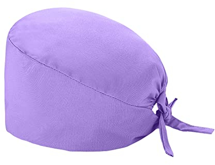 WENZHOU Op Haube, Krankenschwestern, Zahnärzten, Tierärzten, Medizinischem Personal - Kurze Haar Schrubben Kappe Sweatband Working Hat Tie Back Bouffant Turban Caps für Frauen Männer