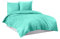 Mixibaby Bettwäsche Bettgarnitur Bettbezug Baumwolle 135x200 155x220 200x200 200x220, Größe:155 x 220 cm, Design Bettwäsche:Mint Uni
