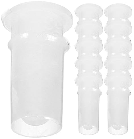 Alipis 100St Spielzeug-Ersatz-Quietscher Schuhe bb Pfeife plastiktisch Plastic Plüschtier Tennis bb Pfeife Spielzeug bb Quietscher Schüttgut Plugin Marionette Zubehör Kind Rassel Weiß