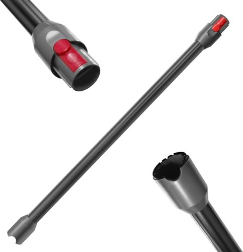 Qygba Tubo Ricambi per Dyson V12 Detect Slim, Tubo a Sgancio Rapido per Dyson V10 Digital Slim, Tubo Telescopica Asta Rigida, 74cm (Grigio)