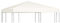 Iiaky Copertura Superiore per Gazebo 310 g/m² 3x3 m Bianco Crema,Gazebo Pergola Con Telo Impermeabile Richiudibile E Struttura Rettangolare In Acciaio Inossidabile Ad Alta Densità,Per Arredo Giardino,