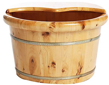 Mehrzweck-Fußbad, Fußbad, Muttertagsgeschenke, Fußbad, Whirlpool, dickes, stabiles Holz-Spa-Becken für Pediküre und Massage, perfekt zum Einweichen Ihrer Füße, Zehennägel und Knöchel