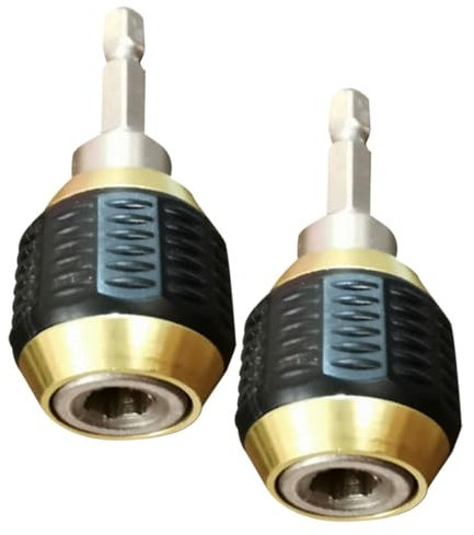 CRILSTYLEO 2piezas Adaptador De Taladro Adaptador De Cambio Rápido De Portabrocas Accesorios Para Taladro