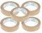 KALLORY 5 Stück Klebeband aus Kraftpapier Verpackungs Band braunes Klebeband UV klebrig schwer packing tape paketband verpackungsklebeband starkes klebeband Kraftband verpacken Kraftbänder