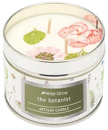 The Botanist Fragranced Artisanal Candle in A Tin
