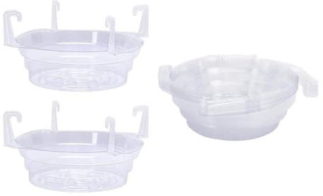 Duanthry 15 Pcs Hanging Plant Water Catcher Hanging Plant Saucers Drip Pans for Indoor Outdoor Hanging Basket Flower Pot for Plant Hanging Basket Indoor & Outdoor Use 12inch