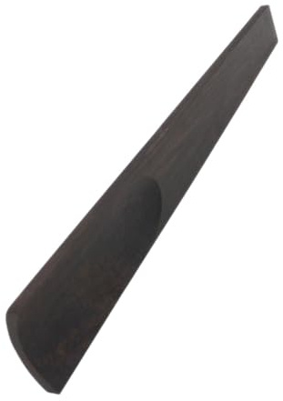 Ersatzgriffbrett Robust Schwarz, aus Ebenholz, für Violine | Geige, Glatte Oberfläche und Angenehmes Spielgefühl, Solides Zubehörteil für Präzise Stimmung und Klang