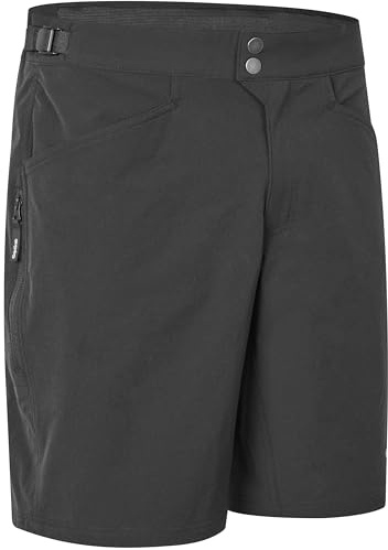 GripGrab EXPLR Radsport Shorts - MTB & Gravel Bike Radhose Herren Sommer | Baggyshorts ohne Polster aus 4-Wege-Stretch - Wasserabweisend dank DWR - Beintasche mit Zipper für Offroad & Freizeit