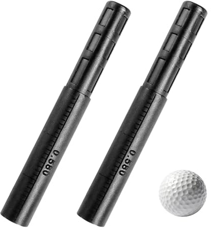 Solvind Golf Club Shaft Extensions 2 Pack, 0.580 Inner Diameter Nylon Fiber Reinforced Shaft Extenders for Driver Fairway Wood Hybrid Iron Putter, Lightweight Golf Accessories for Men Women Golfers
