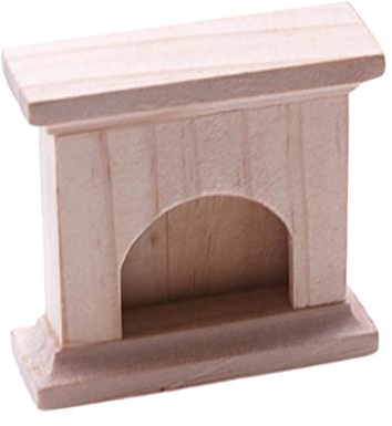 Oshhni Chimenea en Miniatura para, Completamente, simulación, Mano de Obra Fina, Adornos de Muebles de Escena en Miniatura, para el