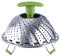 Cesta plegable para vaporizador, cesta de acero inoxidable para vaporizador de verduras, 9 pulgadas