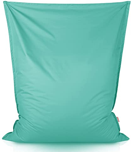 Italpouf Sitzsack XXL Riesensitzsack, Sitzkissen, Indoor & Outdoor, Sitzsack Sessel für Erwachsene, EPS Perlen Füllung, Abnehmbarer Bezug, Waschmaschinenreinigung, Wasserdicht, Türkis