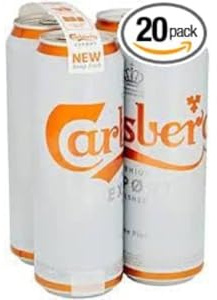 Carlsberg Export Lager Beer 20 x 440ml Cans (Pack of 20)packaging may vary