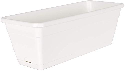 Artevasi Fioriera Riserva d'Acqua Venezia, 50 cm, Bianco
