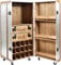 Bar Koffer Schrankkoffer Vintage Look - Kofferschrank, Barschrank, Barkoffer (Alu Design)