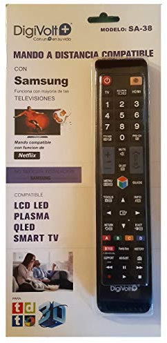 DigiVolt SA-38 Mando a Distancia Compatible con Samsung