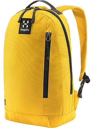 Haglöfs Unisex Siljan Rucksack, 4LH-Pumpkin Yellow/Magnetite, Talla Única