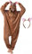 corimori Flauschiges Gürteltier-Kostüm für Erwachsene mit Haarreif | Karneval Kostüm Onesie für Damen, Herren | Körpergröße 150-160cm