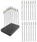 CORHAD Spray Paint Clamp Pedestal Model Making Base Paint Booth Stand Clip Base for Miniature Holder Airbrush Stand
