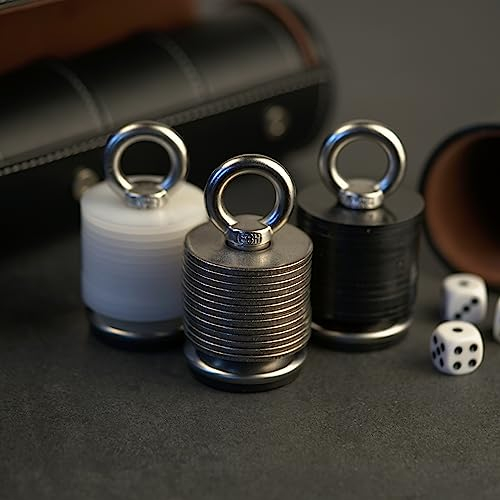 Schockbesteck Edelstahl Knobelturm - schocken knobeln Jule meiern Maxen (Weiß)