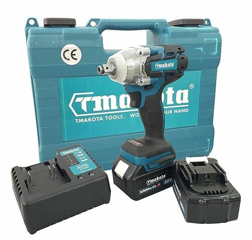 Generico Avvitatore impulsi svita avvita bulloni auto camper 2 batterie 5,0 ah 68V 1/2