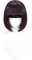 Anime Coaplay Perücke Yosano Akiko Perücken Schwarz Lila Haar Kurz Bob Perücke mit Pony Halloween Party Cosplay Kostüm Perücke für Frauen 30 CM