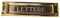 TEKLiNe Lot de lettres en laiton rectangulaire en bronze, boîte aux lettres en laiton pour lettres 23 x 6 cm