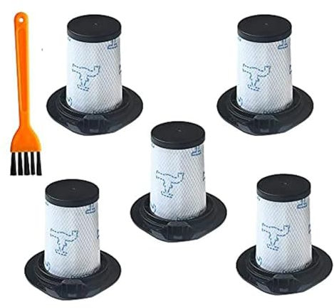 PRIMUZ Filtres 5 pièces compatibles avec aspirateur Rowenta Air Force 460 Tout-en-Un RH92Xx et Air Force Flex 560 RH94Xx, pièces ZR009002