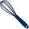 Fouet de cuisine en silicone anti-rayures, batteur à œufs, bleu, 17 x 4 x 4 cm