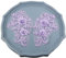 Wambere 4 Stücke Spitzen Blumen Patches,dekorative Stoffblumenspitzenaufnäher Aufnähe Brautnähen Lace Appliques Spitzenapplikationen Patches für Reparieren Dekorieren von Kleider,Helles Lila