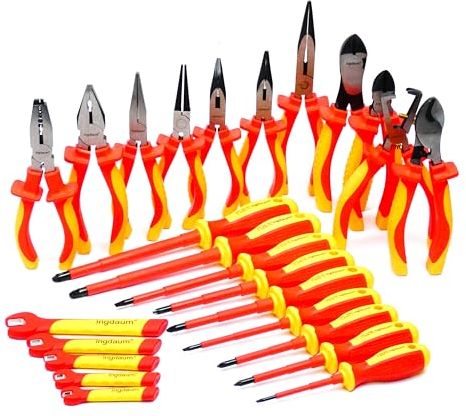 INGDAUM® Kit d'outils VDE 25 pièces isolées 1000 V (Version 25)