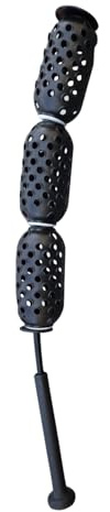Aero Swing Baseball Swing Trainer, Bat Swing Air Resistance, Baseball Trainingsgeräte, Trainingshilfe für Geschwindigkeit, Genauigkeit, Baseballschläger Gewicht - Alles Schwarz - Pro