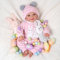 BABESIDE Reborn-Puppen Realistische Babypuppe 17 Zoll Sunny Lebensechte Babypuppen Mädchen Reborn-Kleinkindpuppen Realistische Neugeborene die Wie im Echten Leben Aussehen