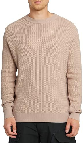 G-Star Homme Pull En Maille Serrated, Rose (linen gd D25958-D630-H033), L
