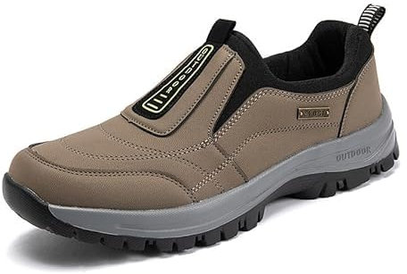 SWZEC Ergonomischer Schuh Zur Schmerzlinderung - OrthoMotion Unisex (43,Khaki)