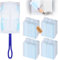 Jortmrd 40 Piezas Recambios para Plumero de Polvo Plumero de Limpieza Paño de Microfibra para Recambio de Plumero con 1 Mango Recarga De Plumero Manual para la Sala de Estar, Cocina, Oficina