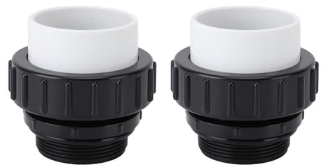 Qcwwy Union Haute Température pour Pompe de Piscine, Modèle 21063, Raccord en PVC de 2 Pouces, Résistant à l'usure, Remplacement Direct pour et Intelliflo, adapté aux Piscines, aux