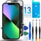 DIGI4U für iPhone 13 LCD Display Bildschirm Ersatz, 6,1 Full HD 3D Touch Truetone Face ID für iPhone 13 Display Digitizer Reparaturkits(A2482, A2631, A2633, A2634, A2635)