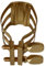 Saxophon Altsaxophon Ligatur, Altsax-Saxophon, 1,77 x 1 Zoll, verstellbar, langlebig, Clip, tragbar, erhöhte Stabilität für Saxophonisten, Musikliebhaber