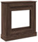 Kangmusi 854595 - Marco para chimenea (90 x 30 x 90 cm, madera de roble), color marrón