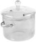 HOLIDYOYO Marmite à haute teneur en borosilicate Pot à soupe en verre Ustensile de cuisine en verre marmite induction mijoter batterie de cuisine batteries de cuisine Ragoût de ménage