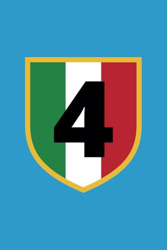 Scudetto Napoli 4 Taccuino a Righe: Libro per Appunti | Gadget Regalo per Tifosi Partenopei | Per Ragazzi Innamorati di Lukaku, McTominay e Il Comandante Antonio Conte