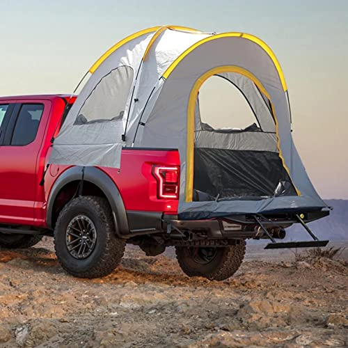 IXMLDAXD Zelt, Zelt Doppelschicht – 2-Personen-LKW-Zelt Tragbare LKW-Zelte Full-Size-LKW-Zeltbett for Jeep-Camping L mit Tragetasche(Width 170cm)