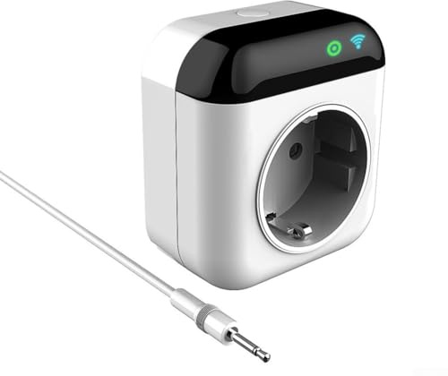 babominimer Enchufe de termostato WiFi programable con control de voz, acceso remoto a la aplicación, temporizador de cuenta regresiva y fácil configuración, compatible con