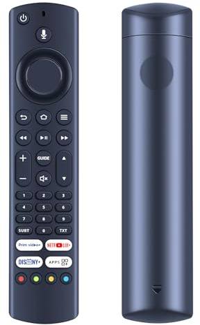 WKOLF Mando a distancia compatible con TCL FHD Smart TV 40SF540, 32SF540, 50CF630 y 55CF630 (con control por voz)